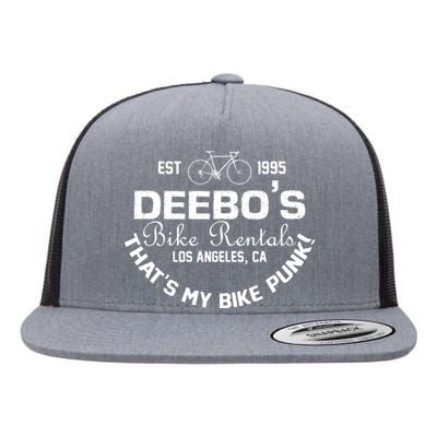 Deebos Bike Rental Retro Flat Bill Trucker Hat