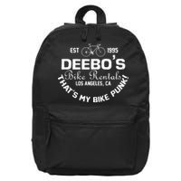 Deebos Bike Rental Retro 16 in Basic Backpack