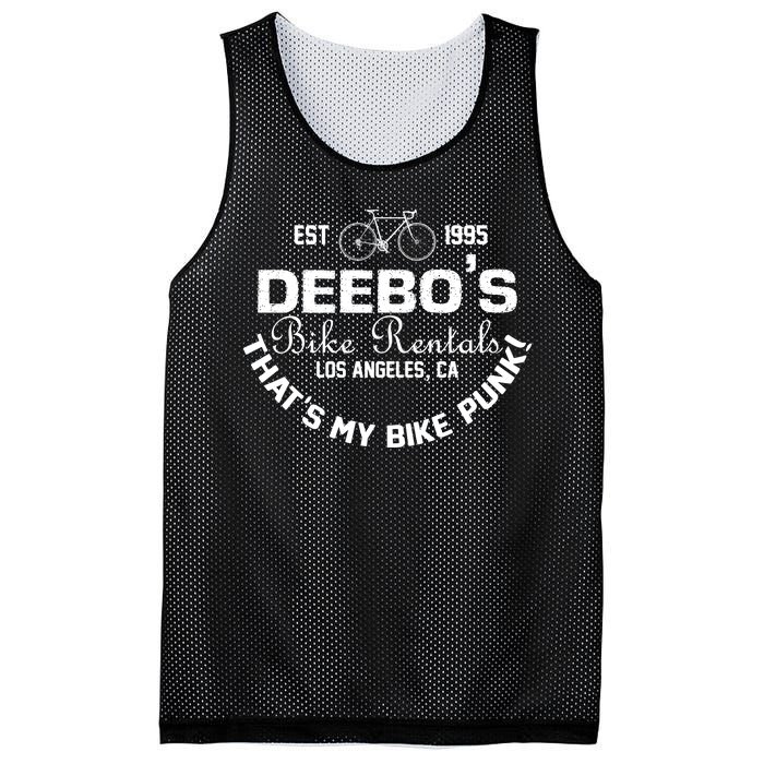 Deebos Bike Rental Retro Mesh Reversible Basketball Jersey Tank