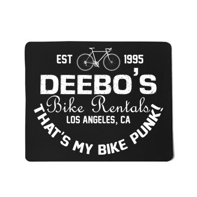 Deebos Bike Rental Retro Mousepad