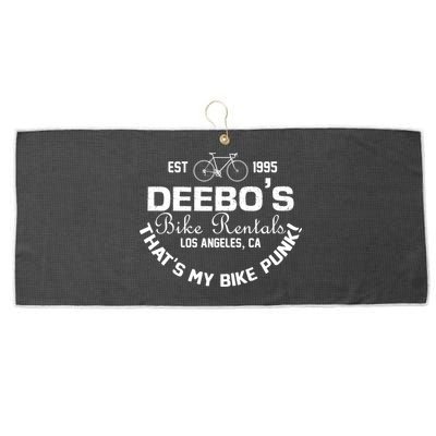 Deebos Bike Rental Retro Large Microfiber Waffle Golf Towel