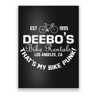 Deebos Bike Rental Retro Poster