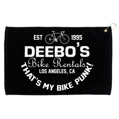 Deebos Bike Rental Retro Grommeted Golf Towel