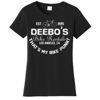 Deebos Bike Rental Retro Women's T-Shirt