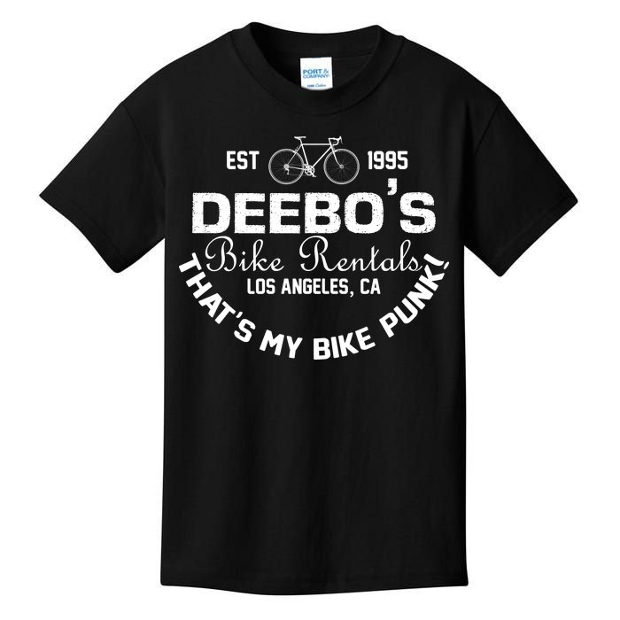 Deebos Bike Rental Retro Kids T-Shirt