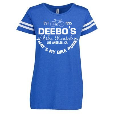 Deebos Bike Rental Retro Enza Ladies Jersey Football T-Shirt