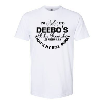 Deebos Bike Rental Retro Softstyle® CVC T-Shirt