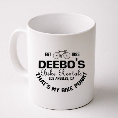 Deebos Bike Rental Retro Coffee Mug