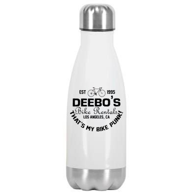 Deebos Bike Rental Retro Stainless Steel Insulated Water Bottle