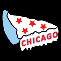 Deep Dish Chicago Pizza Flag Cooling Performance Crew T-Shirt