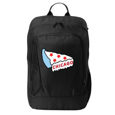 Deep Dish Chicago Pizza Flag City Backpack