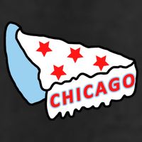 Deep Dish Chicago Pizza Flag Adult Drive Performance Visor
