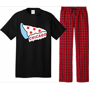 Deep Dish Chicago Pizza Flag Pajama Set