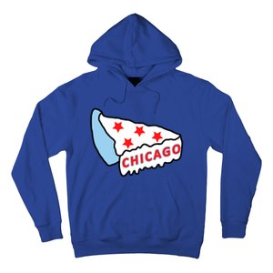 Deep Dish Chicago Pizza Flag Hoodie