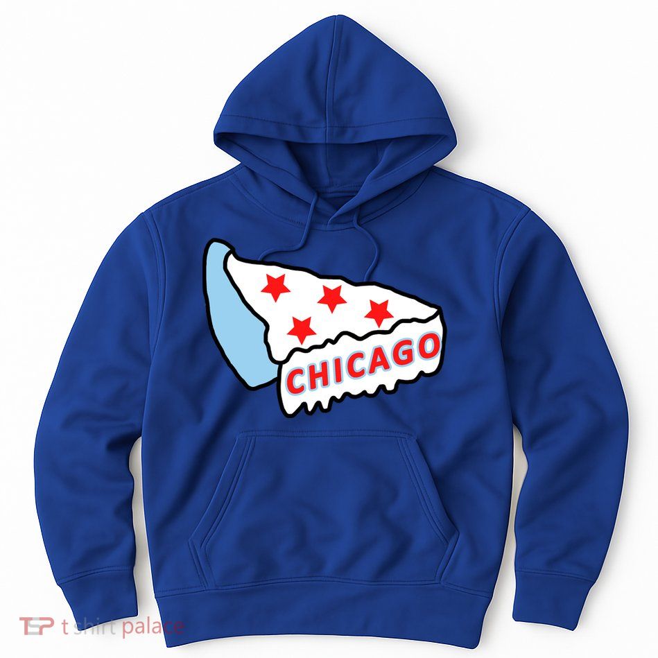 Deep Dish Chicago Pizza Flag Hoodie