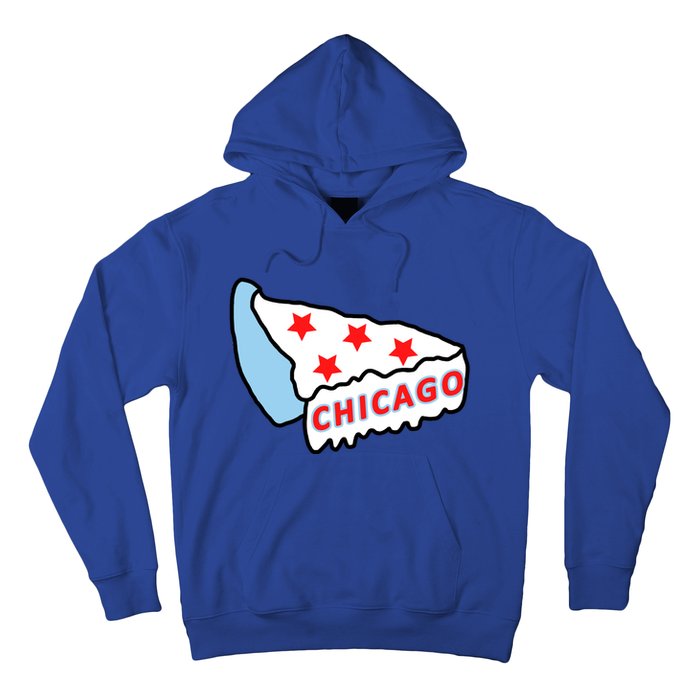 Deep Dish Chicago Pizza Flag Hoodie