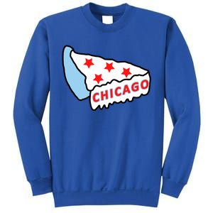 Deep Dish Chicago Pizza Flag Sweatshirt