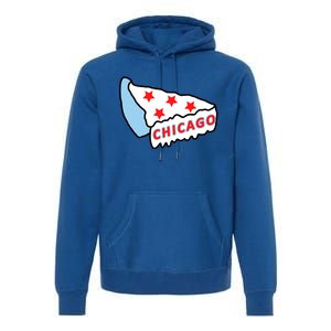 Deep Dish Chicago Pizza Flag Premium Hoodie