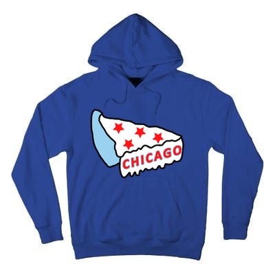 Deep Dish Chicago Pizza Flag Tall Hoodie