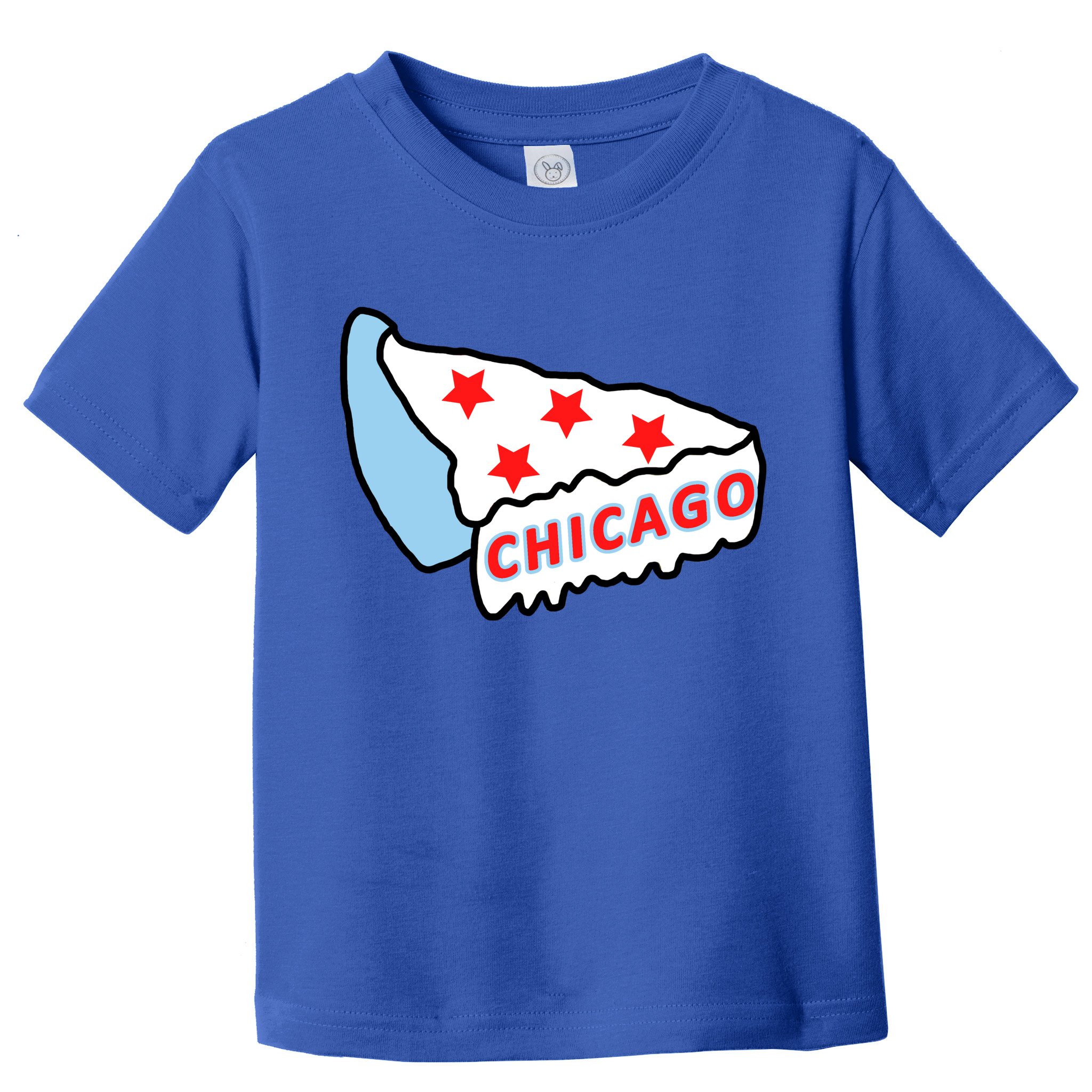 Deep Dish Chicago Pizza Flag Toddler T-Shirt