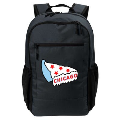 Deep Dish Chicago Pizza Flag Daily Commute Backpack