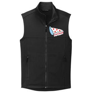 Deep Dish Chicago Pizza Flag Collective Smooth Fleece Vest