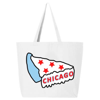 Deep Dish Chicago Pizza Flag 25L Jumbo Tote