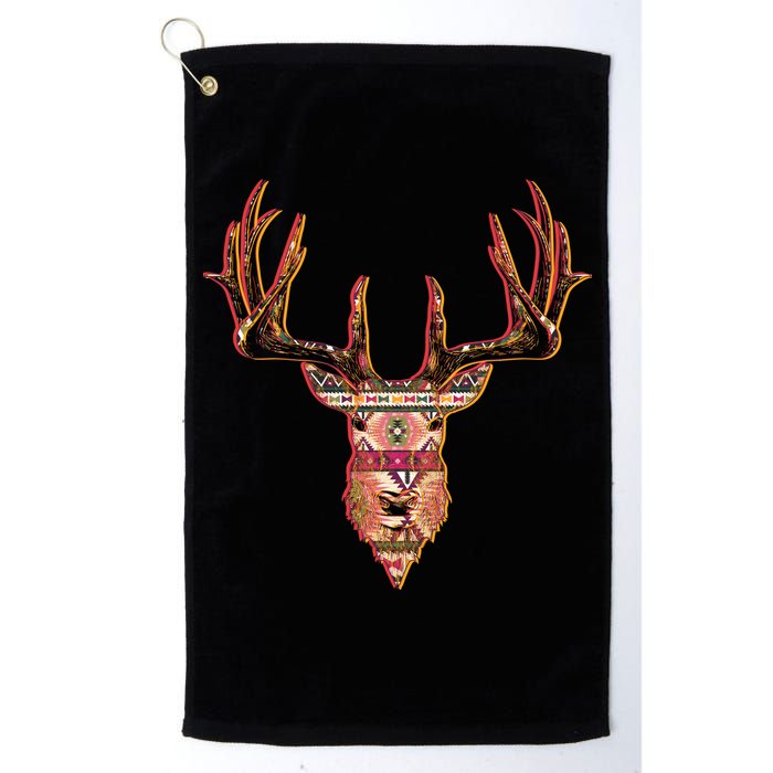 Deer Antlers Wilderness Pattern Golf Towel