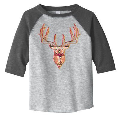 Deer Antlers Wilderness Pattern Toddler Fine Jersey T-Shirt