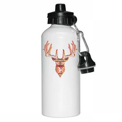 Deer Antlers Wilderness Pattern Aluminum Water Bottle 