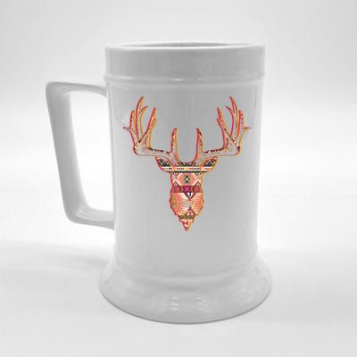 Deer Antlers Wilderness Pattern Beer Stein