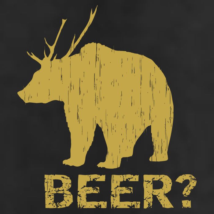 Deer Bear Beer Moose Elk Hunting Funny Adult Drive Performance Visor
