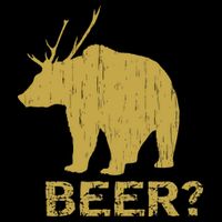 Deer Bear Beer Moose Elk Hunting Funny Flatbill Hat