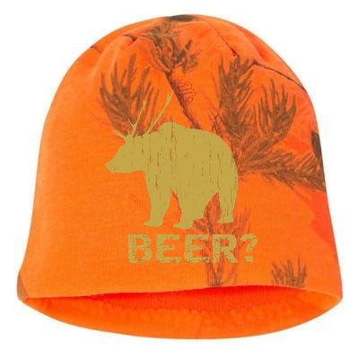 Deer Bear Beer Moose Elk Hunting Funny Kati - Camo Knit Beanie