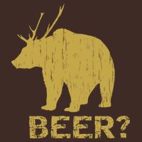 Deer Bear Beer Moose Elk Hunting Funny Cooling Performance Crew T-Shirt