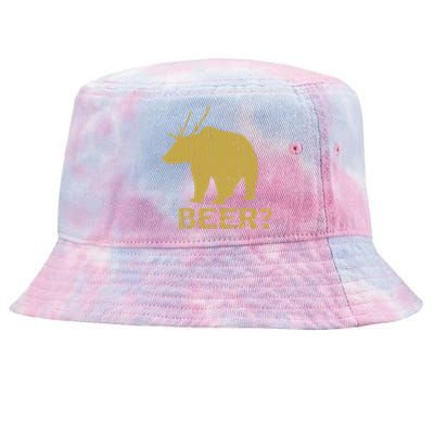 Deer Bear Beer Moose Elk Hunting Funny Tie-Dyed Bucket Hat