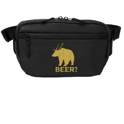 Deer Bear Beer Moose Elk Hunting Funny Crossbody Pack