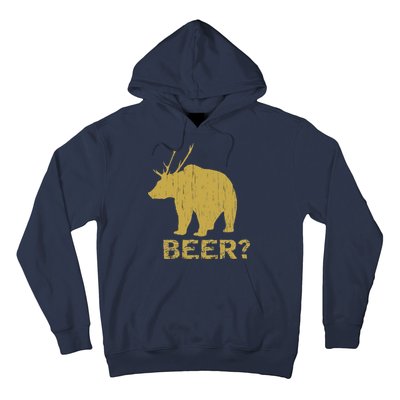 Deer Bear Beer Moose Elk Hunting Funny Hoodie