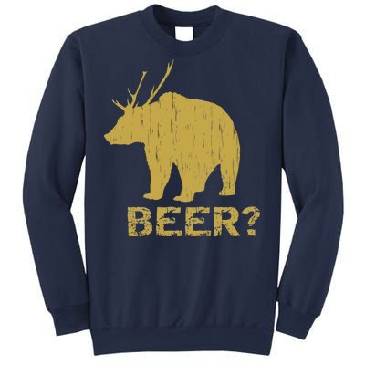 Deer Bear Beer Moose Elk Hunting Funny Sweatshirt