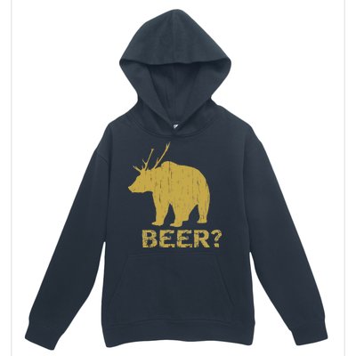 Deer Bear Beer Moose Elk Hunting Funny Urban Pullover Hoodie