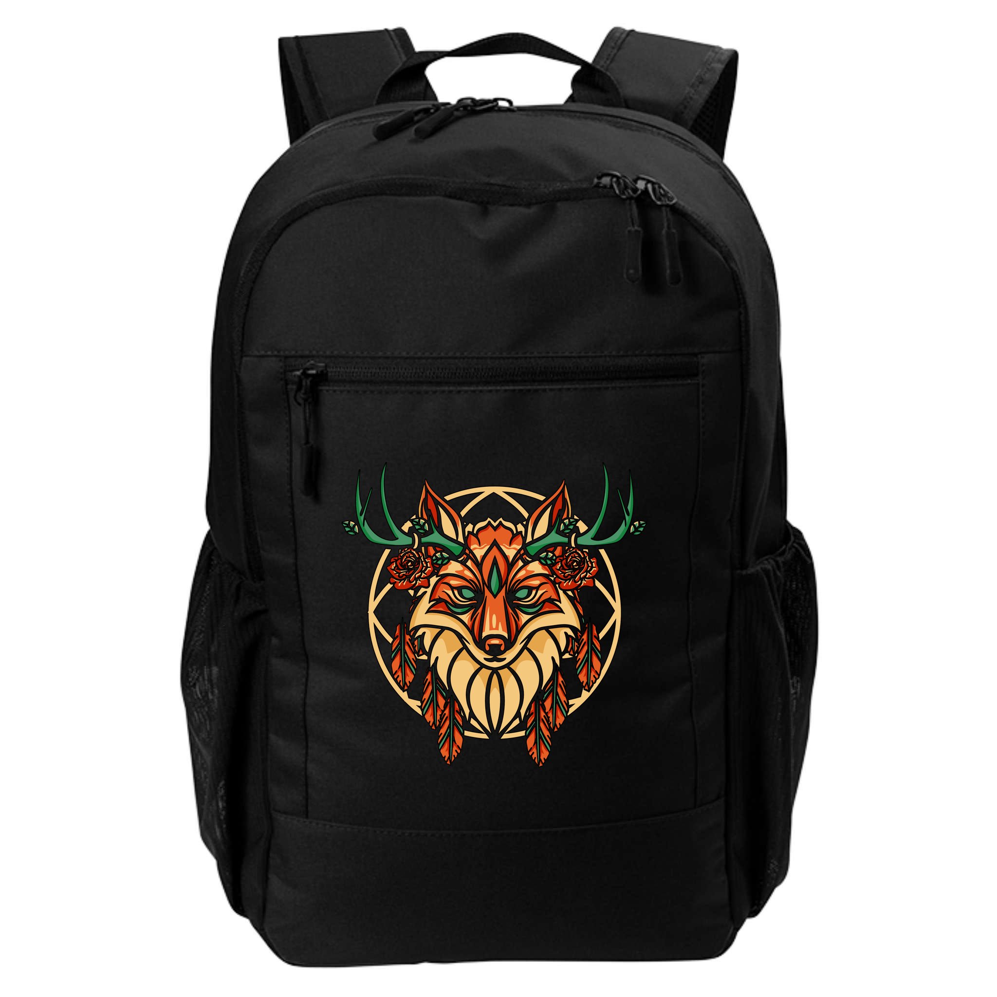 Deer Fox Abstract Backpack