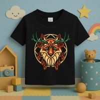Deer Fox Abstract Toddler T-Shirt