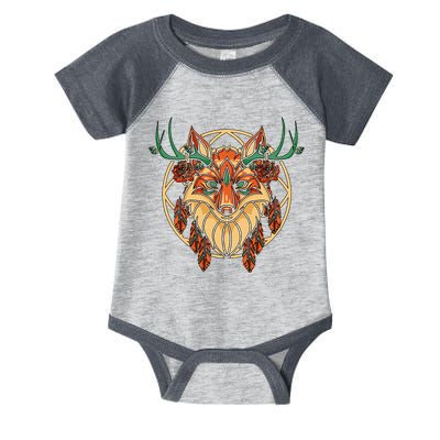 Deer Fox Abstract Infant Baby Jersey Bodysuit