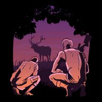 Deer Hunting Scene Apron