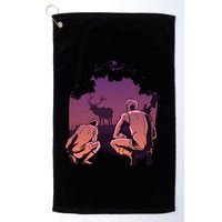 Deer Hunting Scene Golf Towel