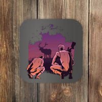 Deer Hunting Scene Coaster