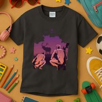 Deer Hunting Scene Kids T-Shirt
