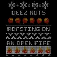 Deez Nuts Roasting On An Open Fire Ugly X-Mas Impact Tech Backpack