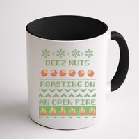 Deez Nuts Roasting On An Open Fire Ugly X-Mas Mug