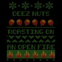 Deez Nuts Roasting On An Open Fire Ugly X-Mas Mug